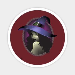 Witch Maiden Portrait Magnet